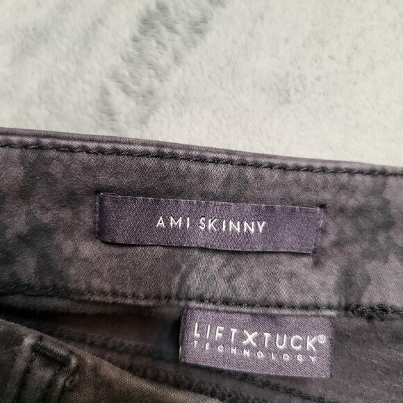 NYDJ Denim Jeans Womens 18 Gray Ami Skinny Snake Print Lift Tuck Stretch Pants - Picture 3 of 11